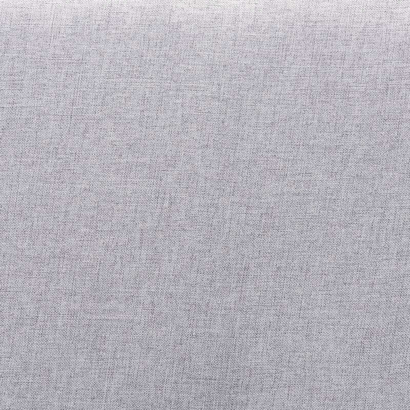 Abner Modern and Contemporary Fabric and Wood Headboard-Light Grey