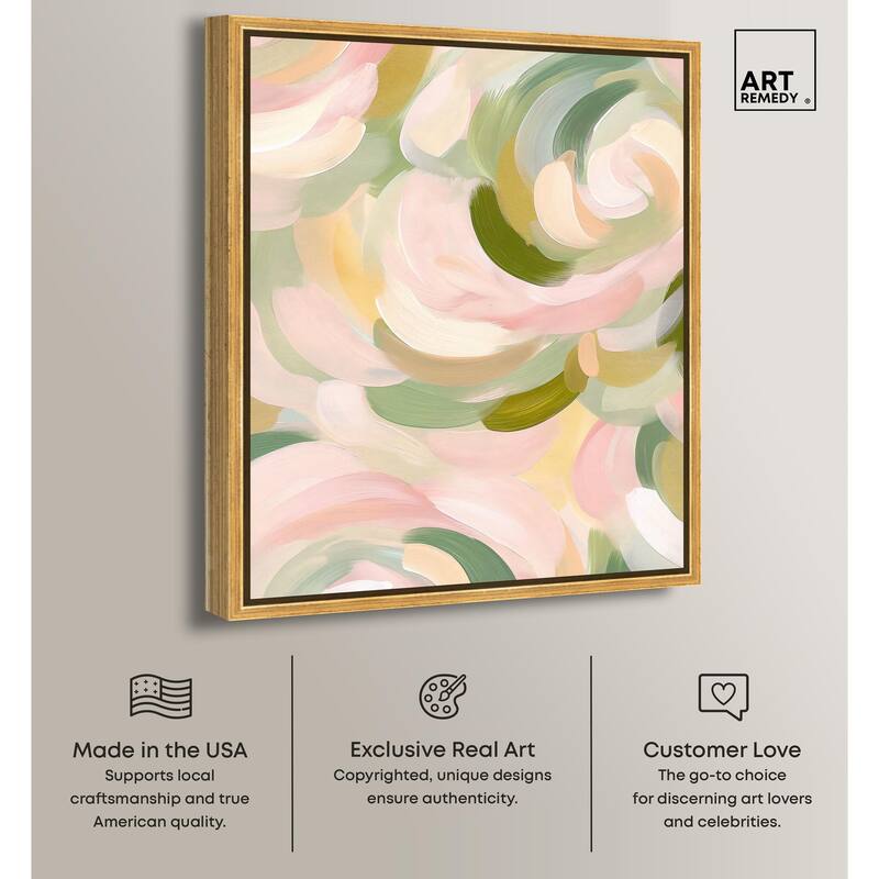 Brushstroke I Canvas by Art Remedy