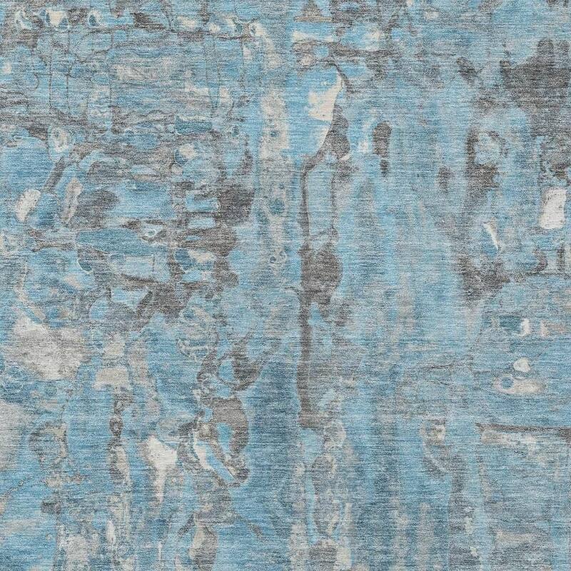 HomeRoots Abstract Transitional Rectangle Outdoor Rug