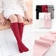 preview thumbnail 6 of 5, CozyWay Toddler Knee High, Bow style, Black/White/Gray/Pink/Red - 5 pair