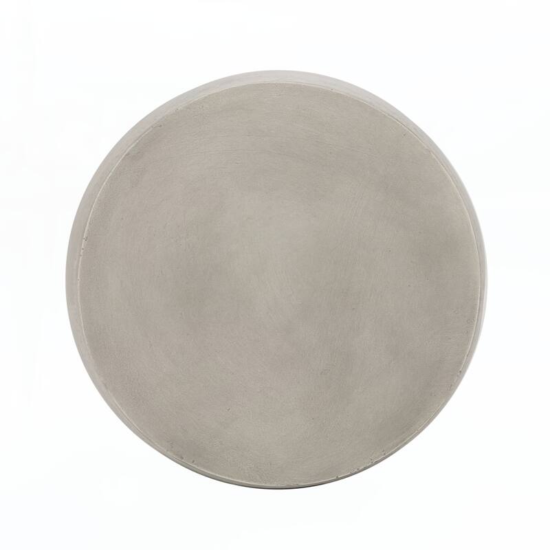 outdoor Magnesium Oxide SIDE TABLE,Light Gray
