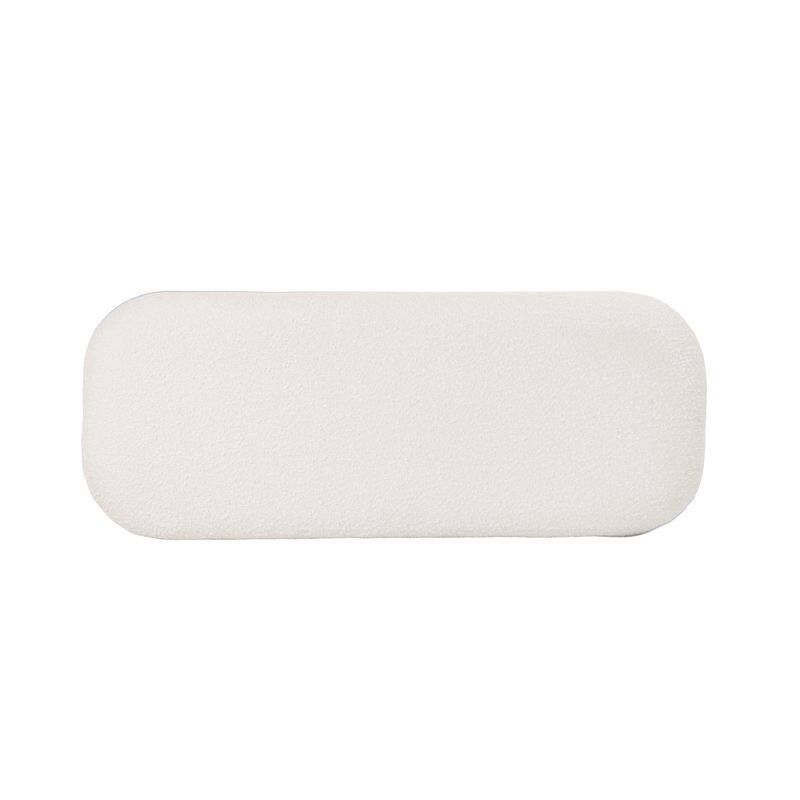 HomePop Ellipse Modern Storage Bench with Metal Legs