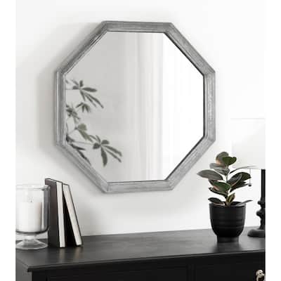 Kate and Laurel Ocono Octagon Mirror Metal - 26x26
