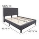 preview thumbnail 8 of 120, Tufted Platform Bed with 10in. Pocket Spring Mattress
