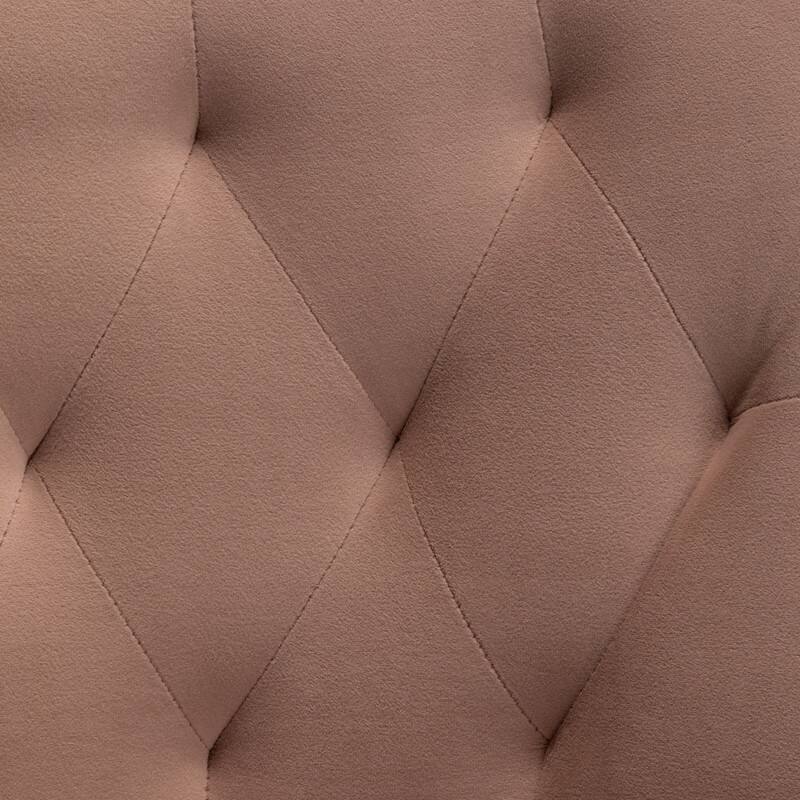 SEYNAR Modern Dining Chairs Set of 6, Velvet Accent Chair Tufted Back Armless Chair with Back Pull