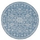 preview thumbnail 13 of 12, SAFAVIEH Handmade Micro-Loop Milada Wool Rug 6' Round - Blue/Ivory - Round