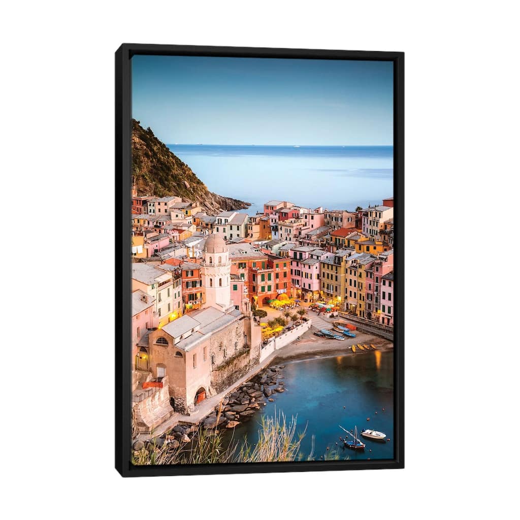 iCanvas "Vernazza, Cinque Terre, Italy II" by Matteo Colombo Framed Canvas Print