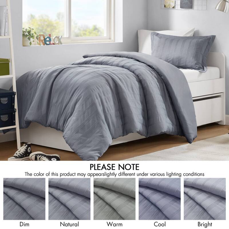 Chelsea Square Logan Woven Striped Duvet Set