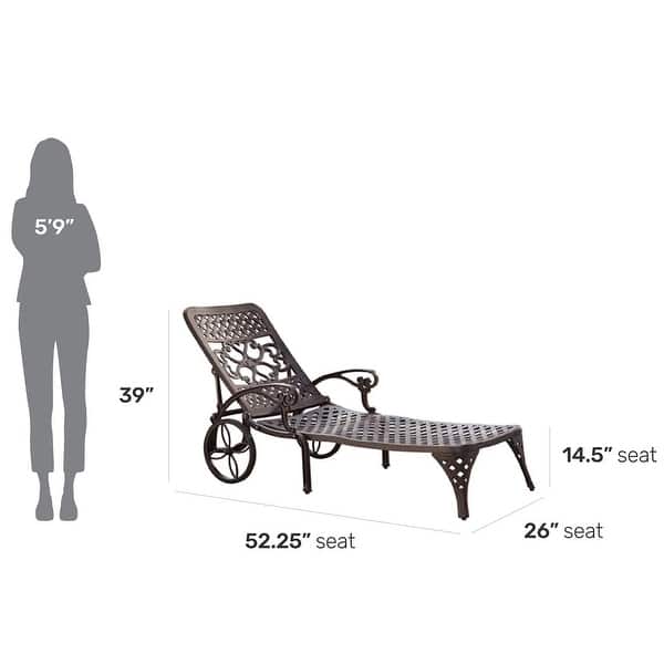 Sanibel Chaise Lounge with Cushion by homestyles Bed Bath & Beyond 32568033