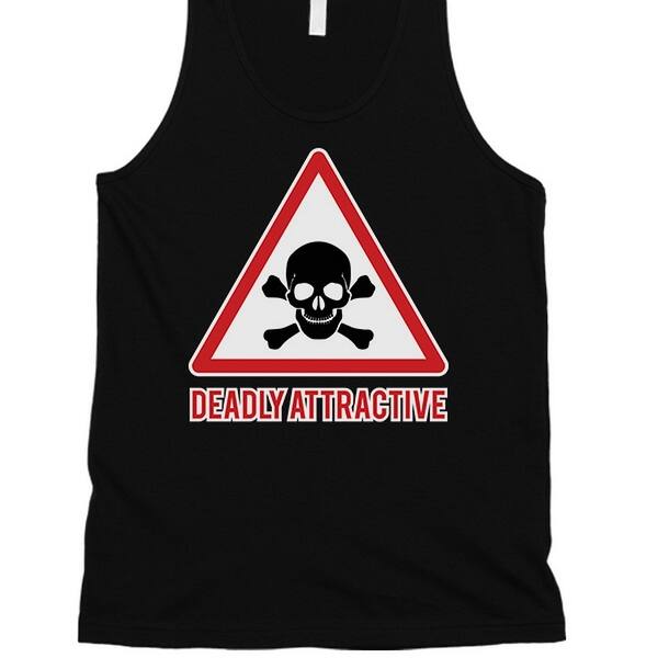 Shop Attractive Cute Black Matching Tank Tops Couples Workout