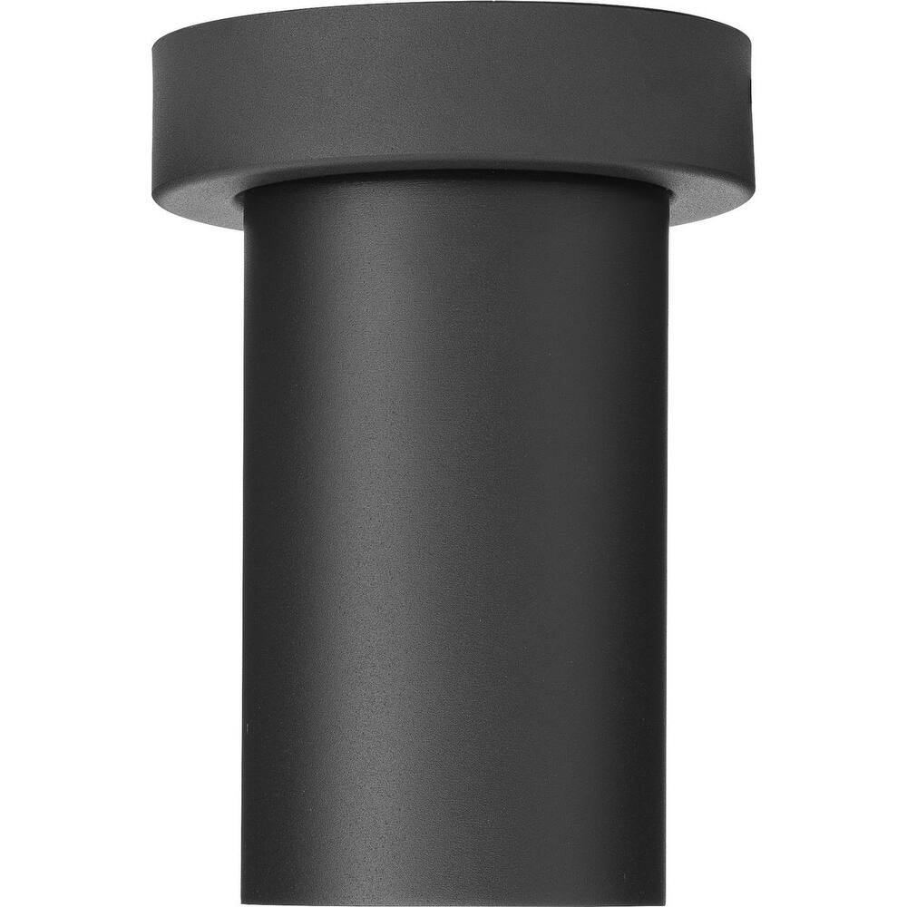 3" Black Surface Mount Modern Adjustable Cylinder - 5.09 in x 5.09 in x 7.36 in