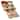 Bamboo Cheese Board Gift Set with Slate Tray 4 Knives 2 Dip Bowls - Medium