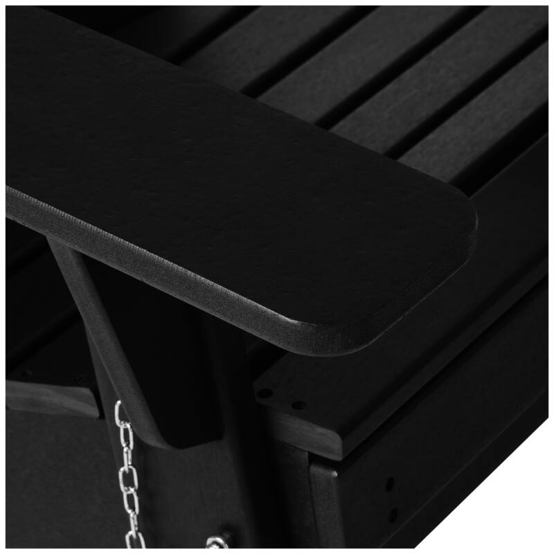 Laguna Outdoor Folding Adjustable Adirondack Chair with Cup Holder & Hideaway Ottoman