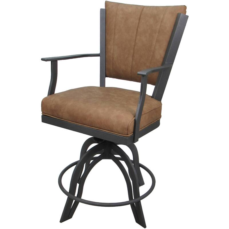 Montana Beige Swivel Tilt Metal 30" or Counter 26" Bar Stool