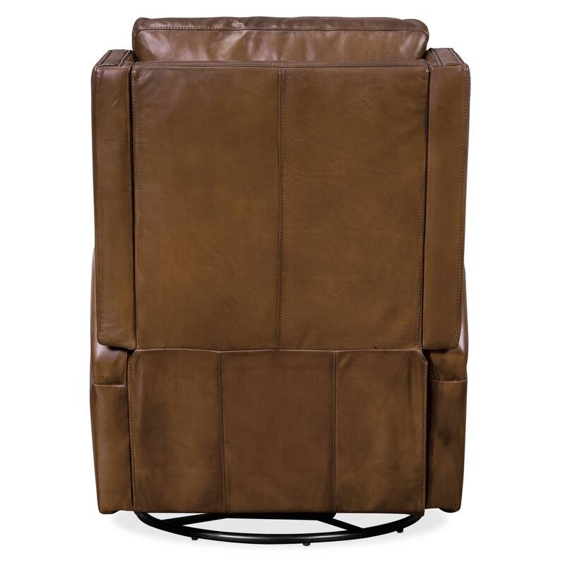 Hooker Furniture RC379-PSWGL Collin 31" Wide Leather Swivel Power