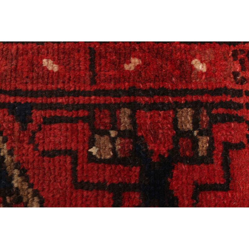 ECARPETGALLERY Hand-knotted Andelz Red Wool Rug - 4'0 x 6'4
