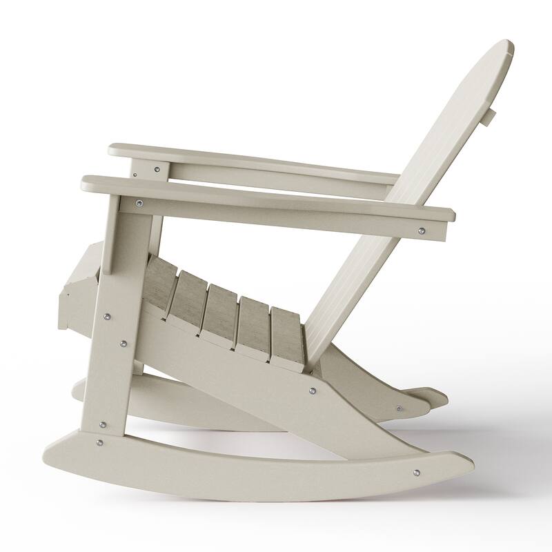 Polytrends Laguna Hdpe All Weather Outdoor Patio Rocking Chair