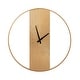 preview thumbnail 5 of 19, Kate and Laurel Ladd Round Numberless Wall Clock