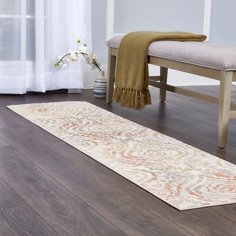 Home Dynamix Melrose Audrey Bohemian Ogee Area Rug