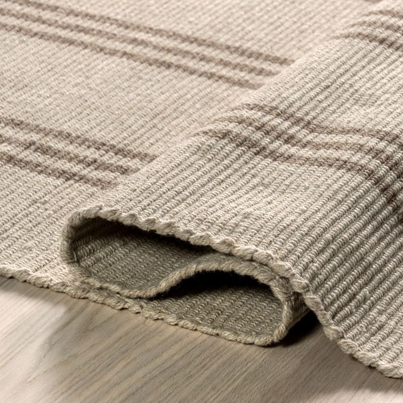 Hawthorn Striped Wool Area Rug