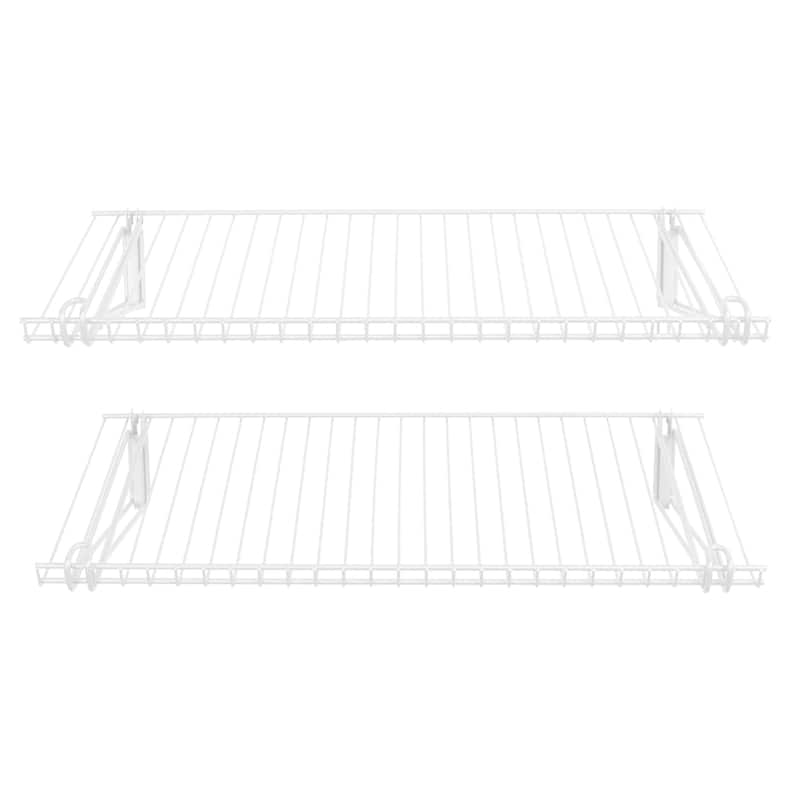 Rubbermaid FG3H9100WHT Configurations Accessories 26-Inch Shelving Kit, White - 2.6