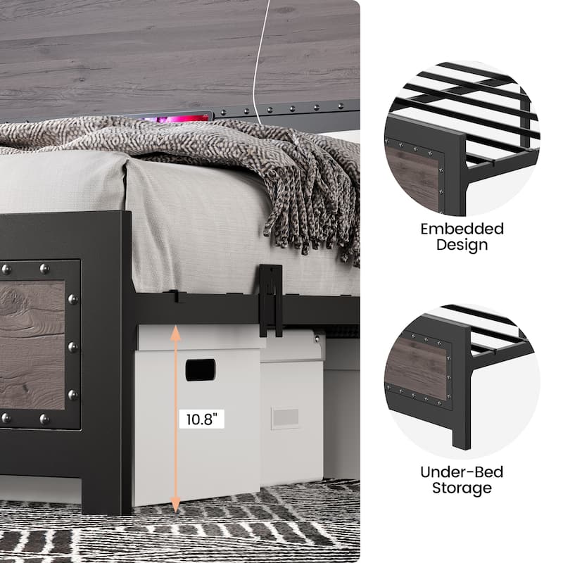 Bed Frame with Headboard