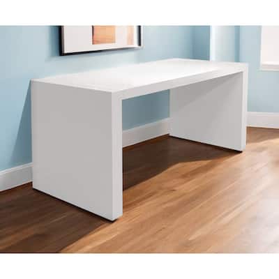 HomeRoots 62" White Wood Computer Desk