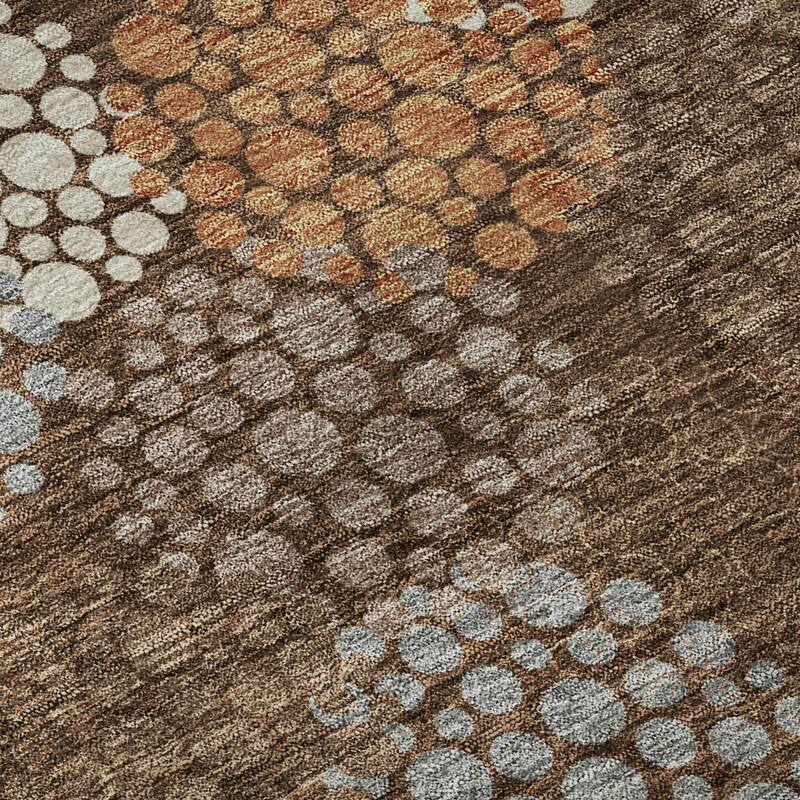 Premium Washable Super Soft Contemporary Clusters Mayfield Rug
