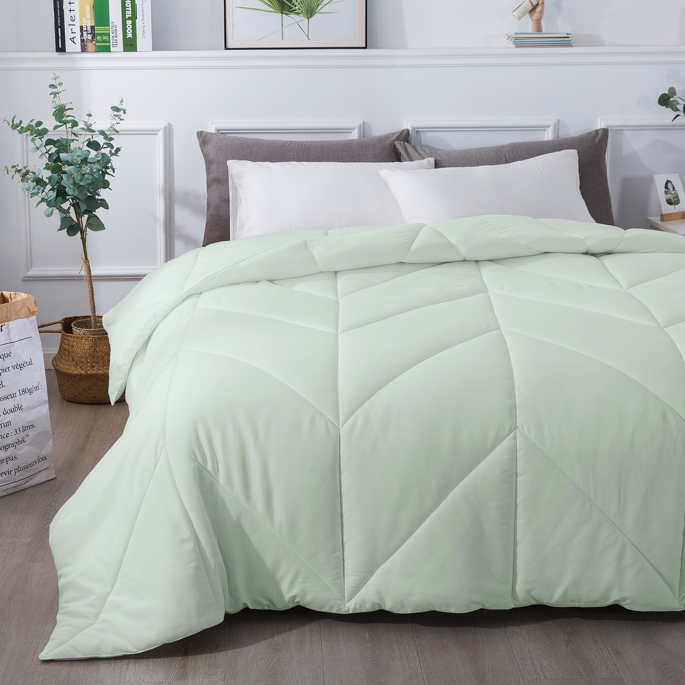 Chevron Stitch Down Alternative Comforter