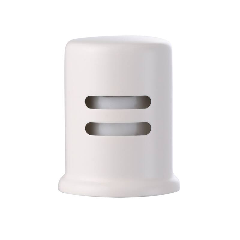 WOWOW Dishwasher Air Gap Cover for Kitchen Sink - Bright White