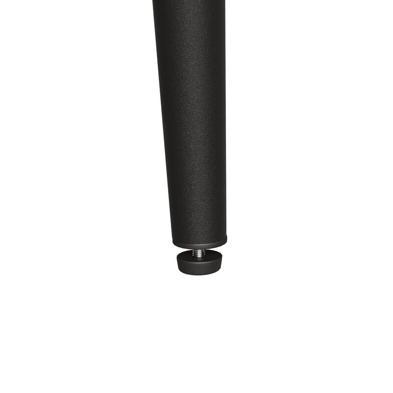 GDFStudio - Ardena Space Saving Minimalist Dining Table, Rounded Edges & Sturdy Metal Legs - 47.2"W