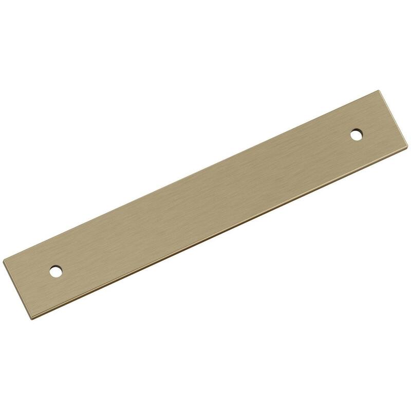 Amerock BP37763 Ladera 6-5/16" Backplate for 5-1/16" Center to Center - Golden Champagne