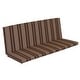 preview thumbnail 3 of 20, Full Bench Cushion 4 Foot - Maroon Stripe
