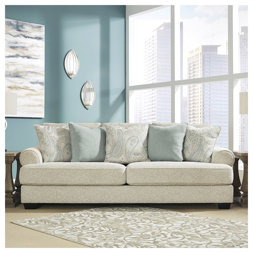 Signature Design by Ashley Monaghan Beige Sofa - 98" W x 45" D x 39" H