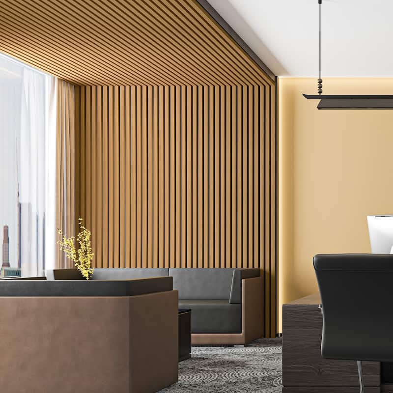 Art3d 2-Pack MDF Acoustic Grille Panels – 24"x95.7" Sound-Absorbing Wall Panels - N/A