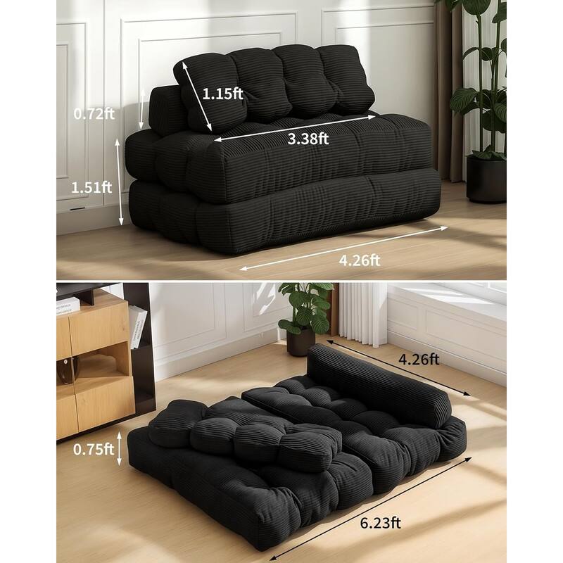 Convertible Sofa Bed, with Pillow