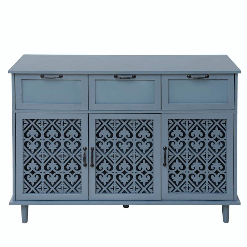 Three-Door Three-Drawer Cabinet