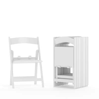 10Pk Kids Resin Folding Chair with Vinyl Padded Seat - 12.25"D x 13.25"W x 21"H