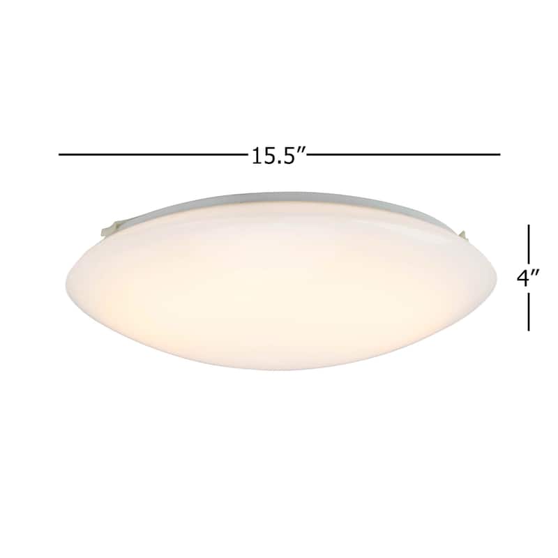 LED Flush Mount Ceiling light 15.5"D x 4"H - 4x15.5x15.5