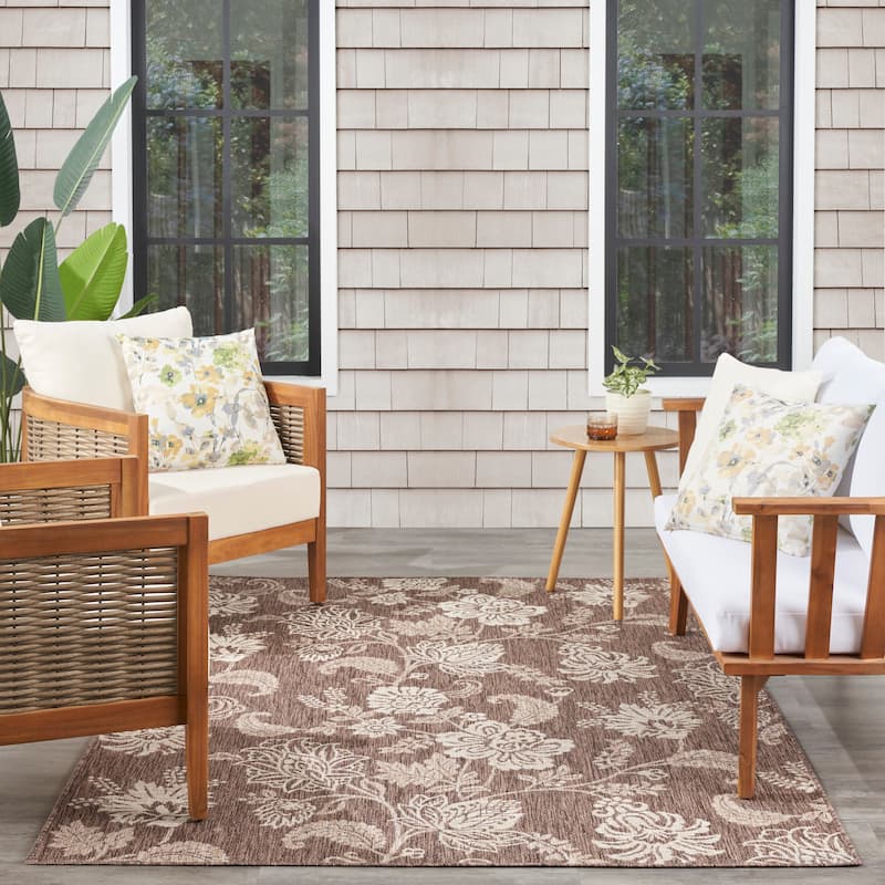 Nourison Garden Oasis Indoor/Outdoor Nature Area Rug