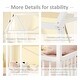 preview thumbnail 32 of 37, House Roof Floor Bed with Wooden Frame, Safety and Quality Guaranteed, Twin Size
