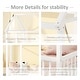 preview thumbnail 6 of 11, Twin Floor Bed with Roof Frame and Guardrails