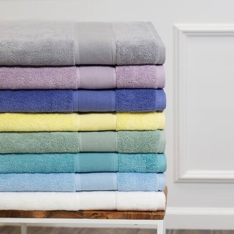 Heirloom Manor Avoca 6 Piece Bath Towel Set in Denim - N/A