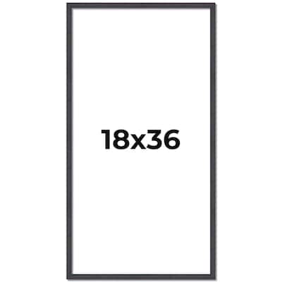 18x36 Frame Brown Solid Wood Picture Frame - Complete Modern Photo