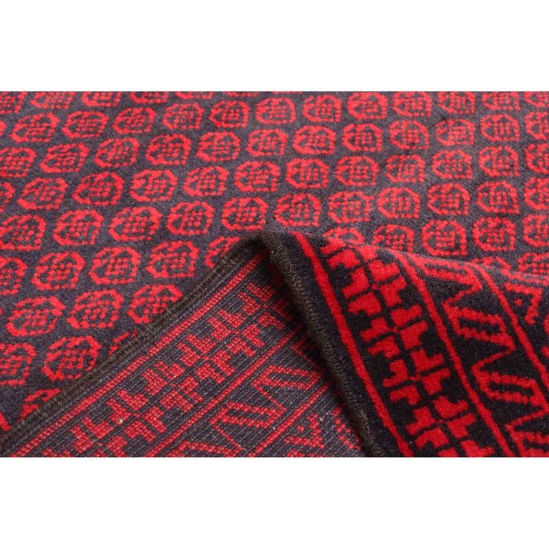 ECARPETGALLERY Hand-knotted Teimani Black Wool Rug - 2'11 x 4'9