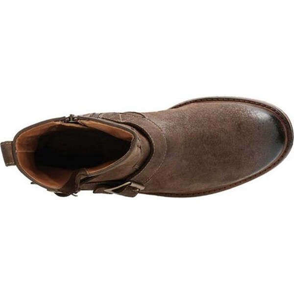 clarks brown biker boots