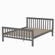 preview thumbnail 14 of 15, Elegant Twin over Full Loft Bed with Staircase, Ladder with 3 Storage Grids, Sturdy Construction & Safety Guaranteed, Grey