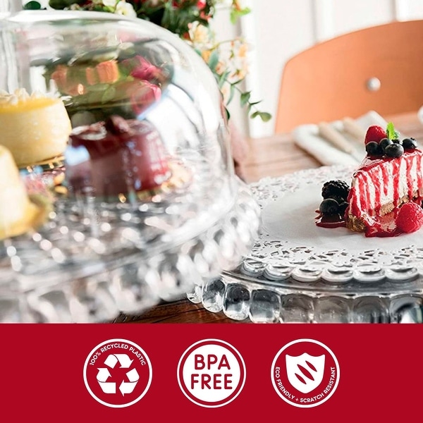 Guzzini Tiffany Cake Stand with Dome - Bed Bath & Beyond - 40841949
