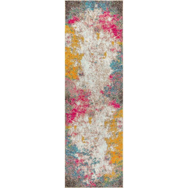 JONATHAN Y Groovy POP Modern Abstract Vintage Waterfall Area Rug