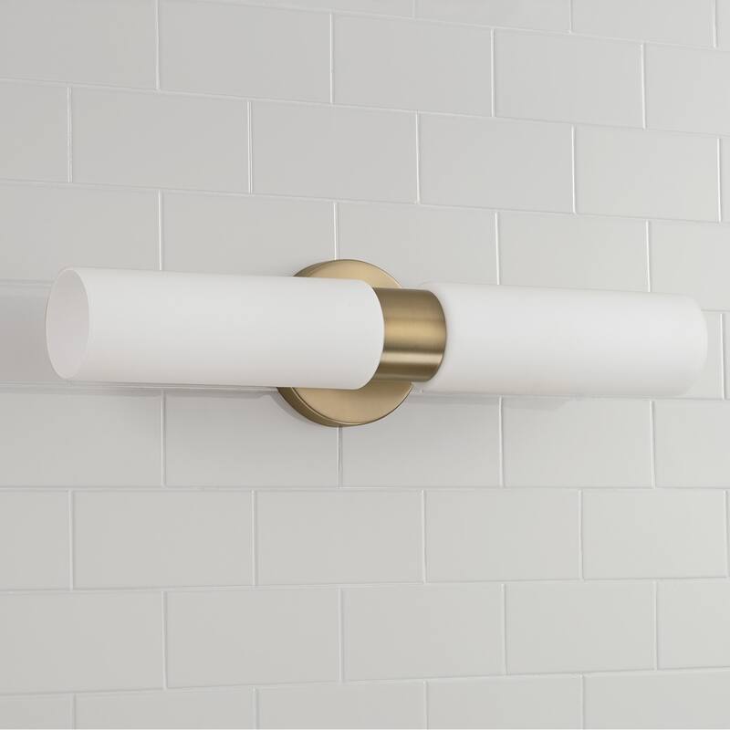 Theo 2-Light Sconce - 5"W x 20.5"H x 5"E